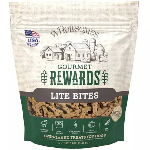 Wholesomes Gourmet Rewards Lite Bites For Dogs