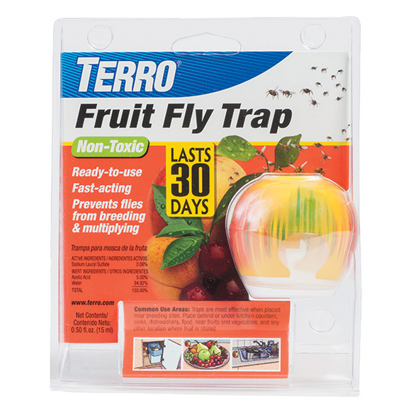 TERRO® Fruit Fly Trap, Looks Like an Apple!