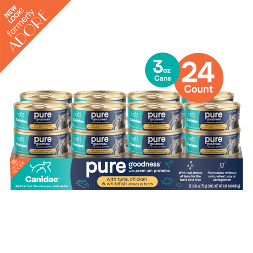 CANIDAE® PURE With Tuna, Chicken and Whitefish in Broth Wet Cat Food