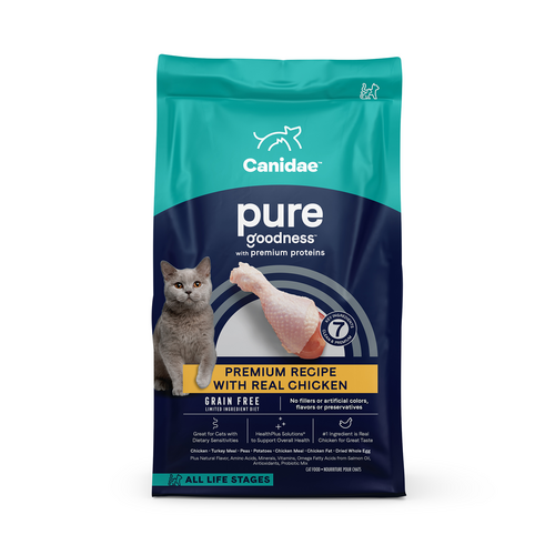 Canidae PURE Grain Free Limited Ingredient Chicken Dry Cat Food,