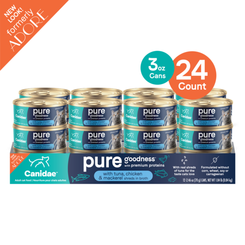 CANIDAE® PURE With Tuna, Chicken and Mackerel in Broth Wet Cat Food