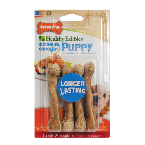 Nylabone Healthy Edibles Puppy Lamb And Apples Dog Treats