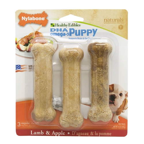 Nylabone Healthy Edibles Puppy Lamb And Apples Dog Treats