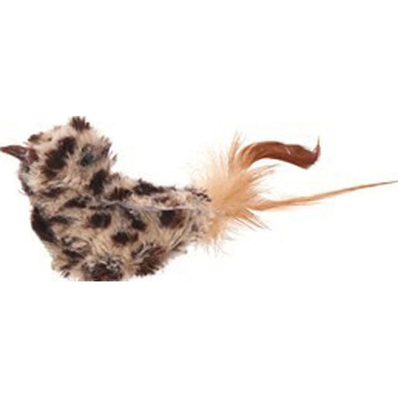 Birdie, Cork Ball with Feather Cat Toy