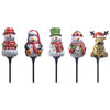 HOLIDAY CERAMIC STAKE LIGHTS FLOOR DISPLAY