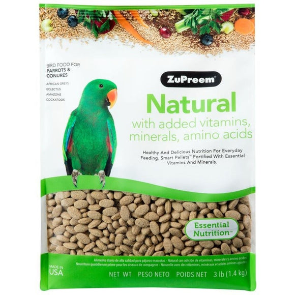 NATURAL BIRD FOOD WITH ADDED VITAMINS AND MINERALS