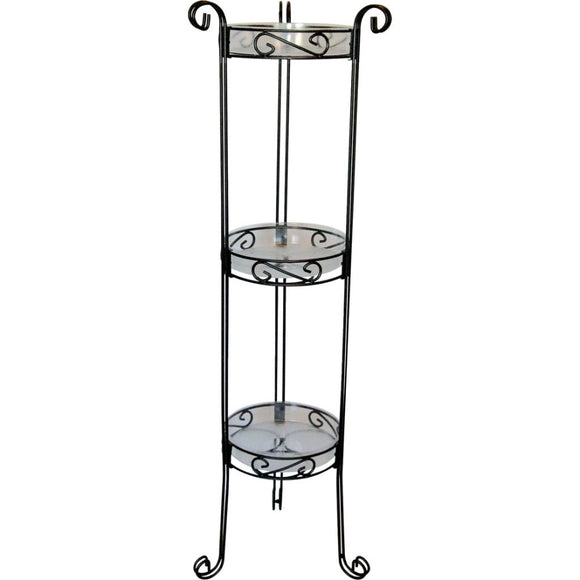 3 TIER PLANT STAND WITH TRAYS