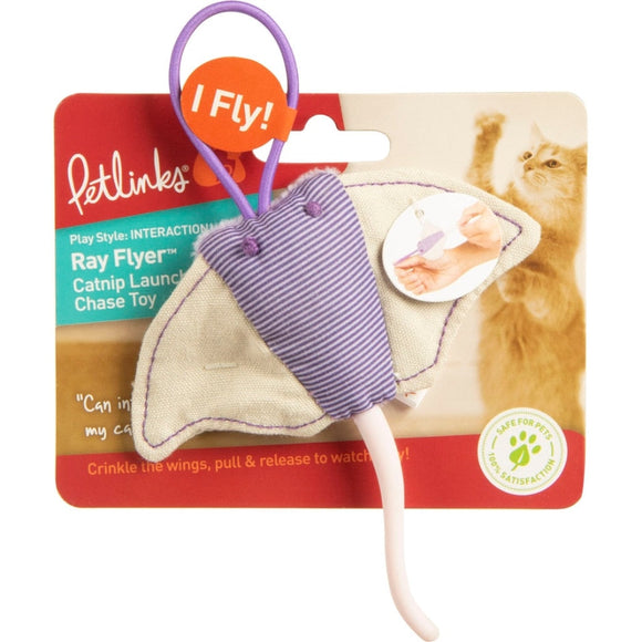 PETLINKS RAY FLYER STINGRAY LAUNCHER W/CATNIP