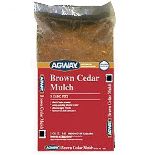 Agway Brown Cedar Mulch 3 Cu Ft